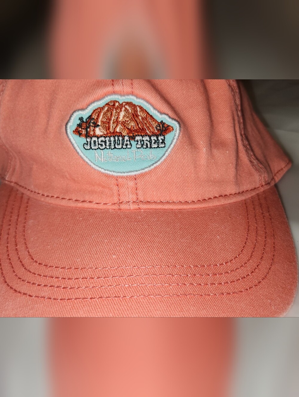 Coral Baseball Cap Joshua Tree One Size Fits Most. NWT